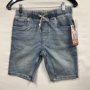 Levi's Kids Boys Skinny Fit Stretch Denim Shorts Light Wash‎ Size M